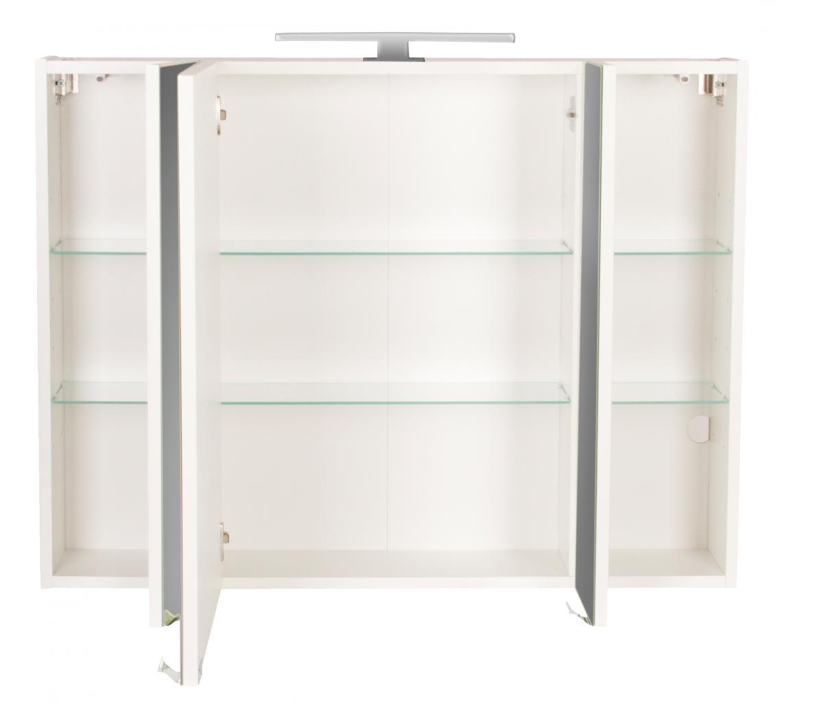 Posseik Spiegelschrank „Homeline“ 90 cm mit LED Lampe EEK: F