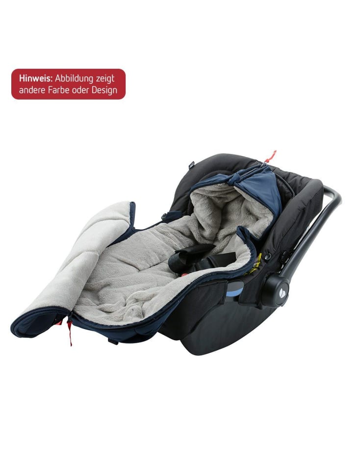 Kaiser Fleece-Fußsack Hoody für Babyschalen und Babywannen in schwarz günstig kaufen onesize