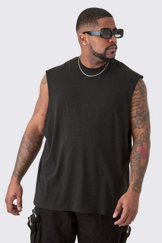 Plus schwarzes Limited Edition Worldwide Tanktop