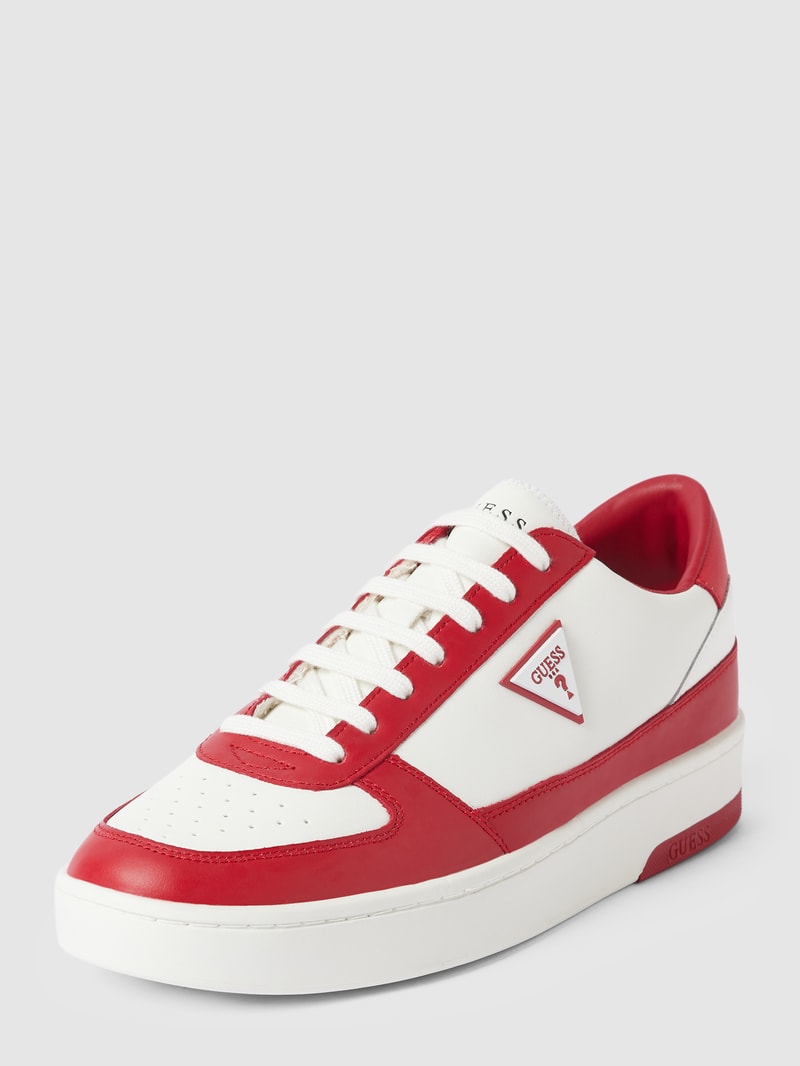 Sneaker aus Leder-Mix Modell 'SILEA' in rot