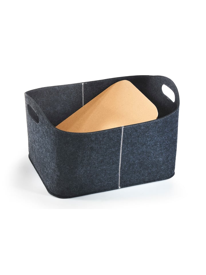 kobolo Kaminholzkorb FELTWOODBIN1 in Grau günstig kaufen onesize