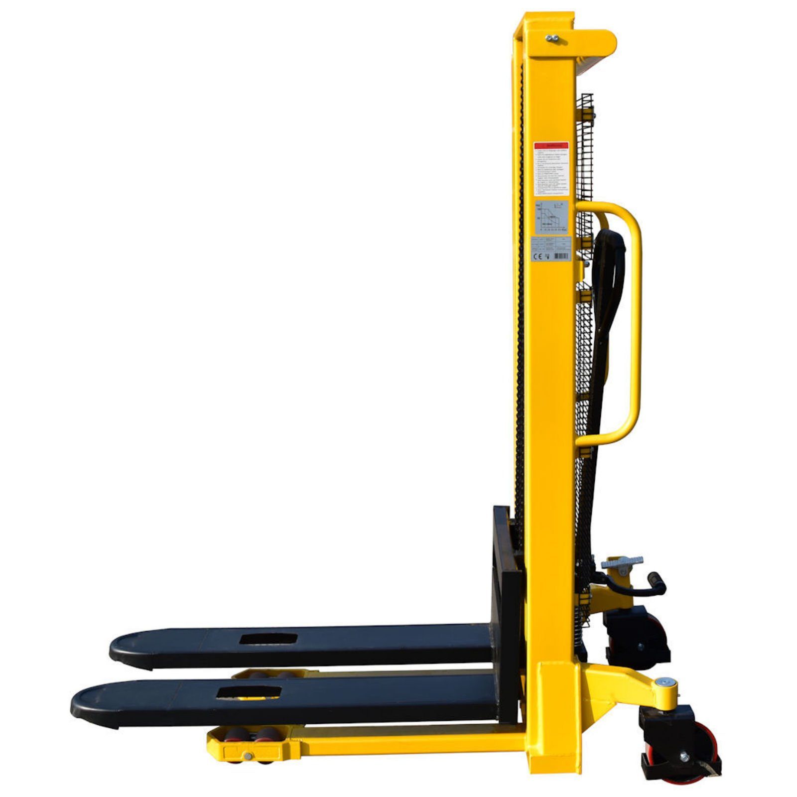 Midori Hochhubwagen, (1 St), Handstapler Hubhöhe 3,00m Stapler Vollgummireifen Gabelstapler