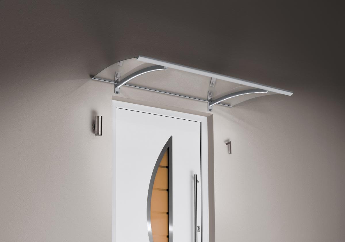 Gutta Pultvordach mit Led-Technik