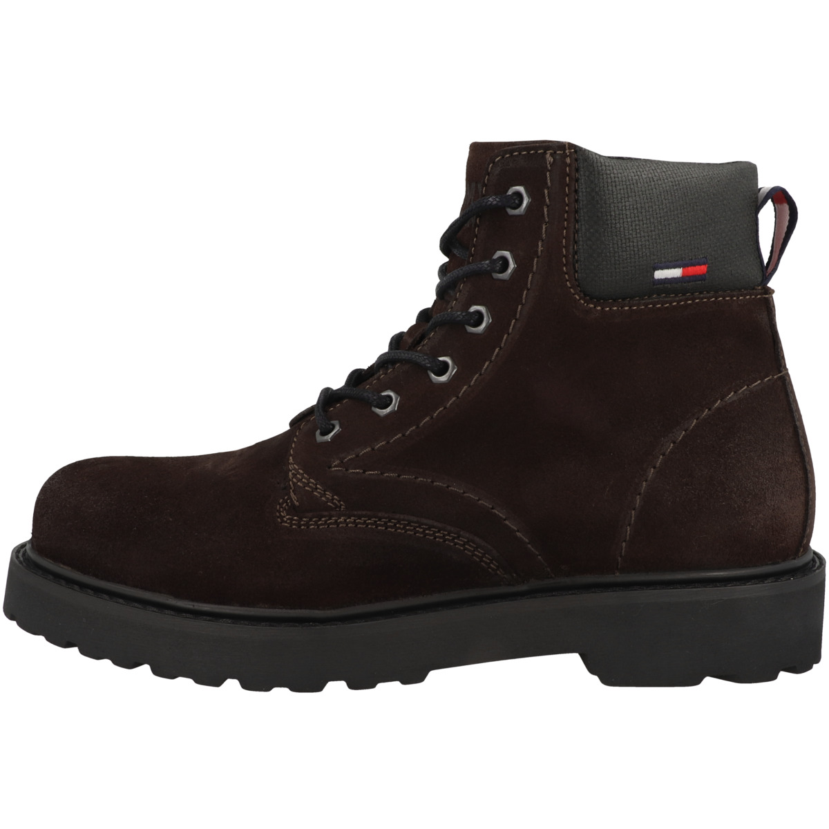Tommy Hilfiger Tommy Jeans Bran Short Lace Up Nylon Collar Schnürboots braun