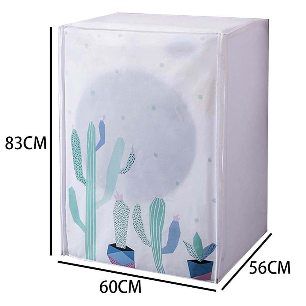 COUNJOYING Wäschespinne-Schutzhülle Waschmaschinenabdeckung Abdeckung Frontlader Waschmaschine 60*56*83cm