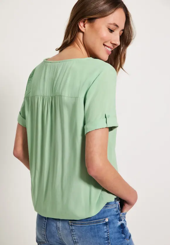 CECIL Unifarbene Basic Bluse