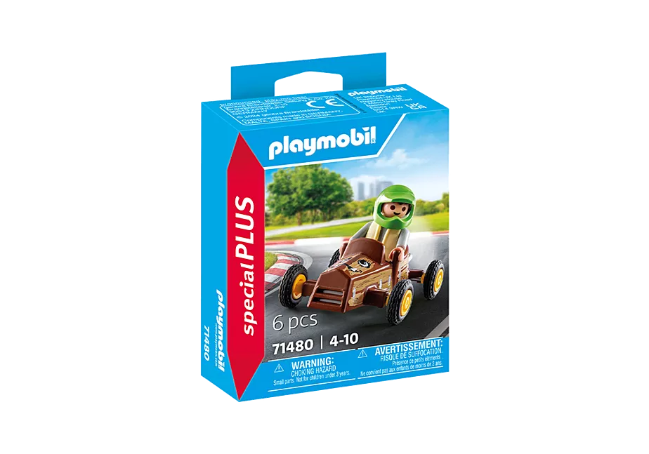 Kind mit Kart
