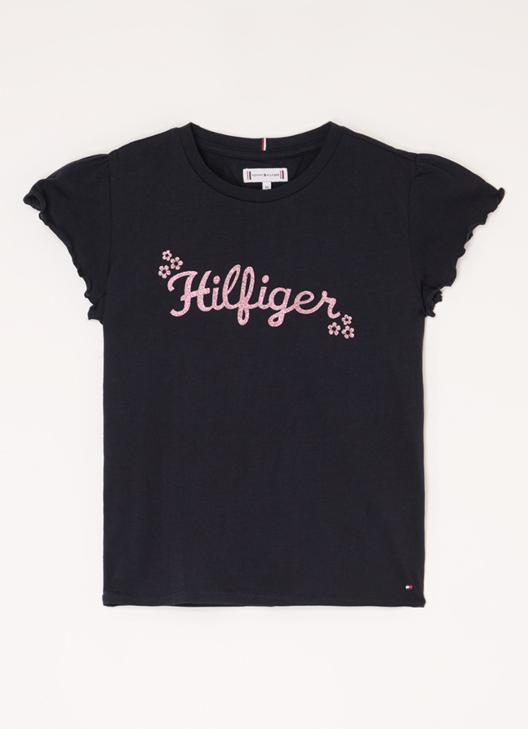 Tricou Tommy Hilfiger cu logo imprimat