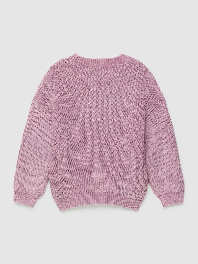 Pullover mit Strickmuster Modell 'LINKI3' in purple
