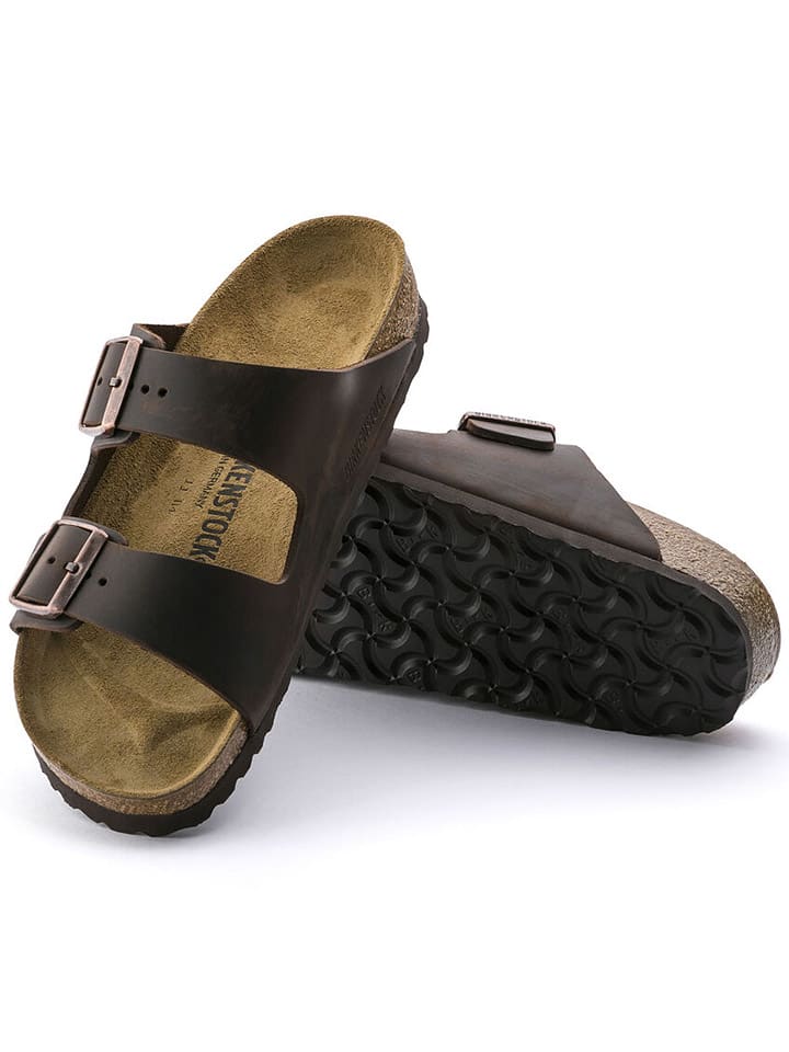 Birkenstock Leder-Pantoletten 