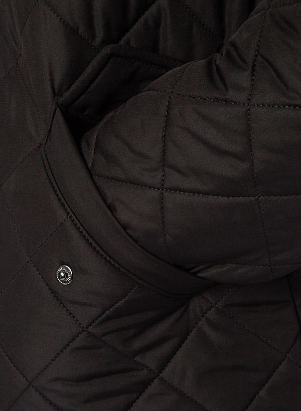 Barbour, Steppjacke Powell, Mikrofaser warmgefüttert, black