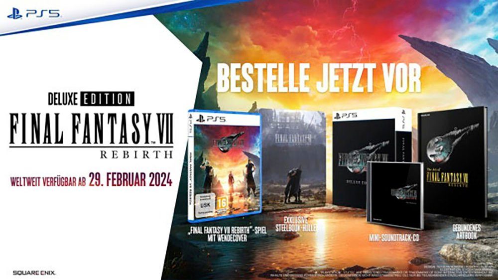 Final Fantasy VII Rebirth Deluxe Edition PlayStation 5