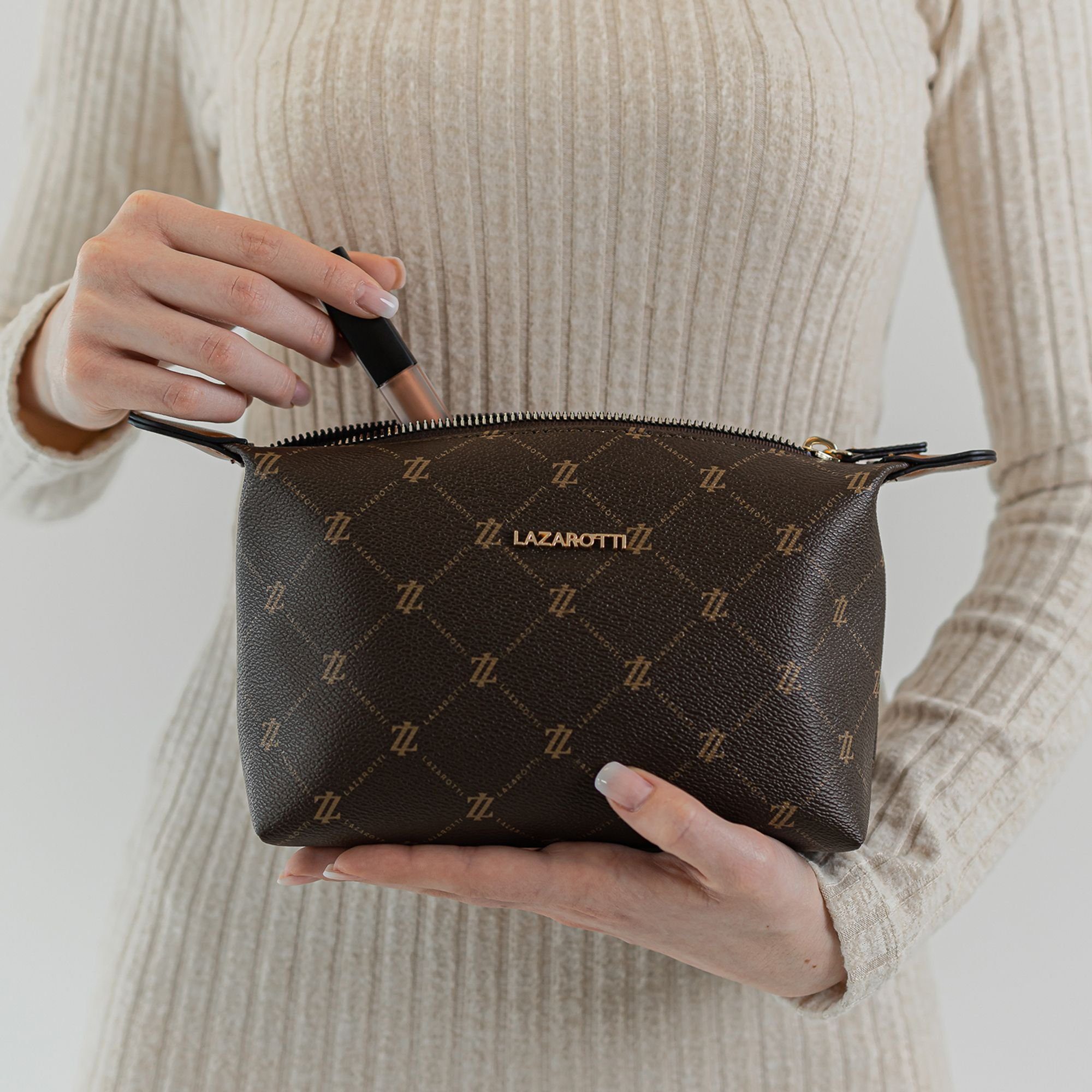Lazarotti Kosmetiktasche Palermo, Kunstleder