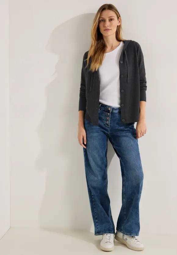 CECIL Kapuzen Strickjacke