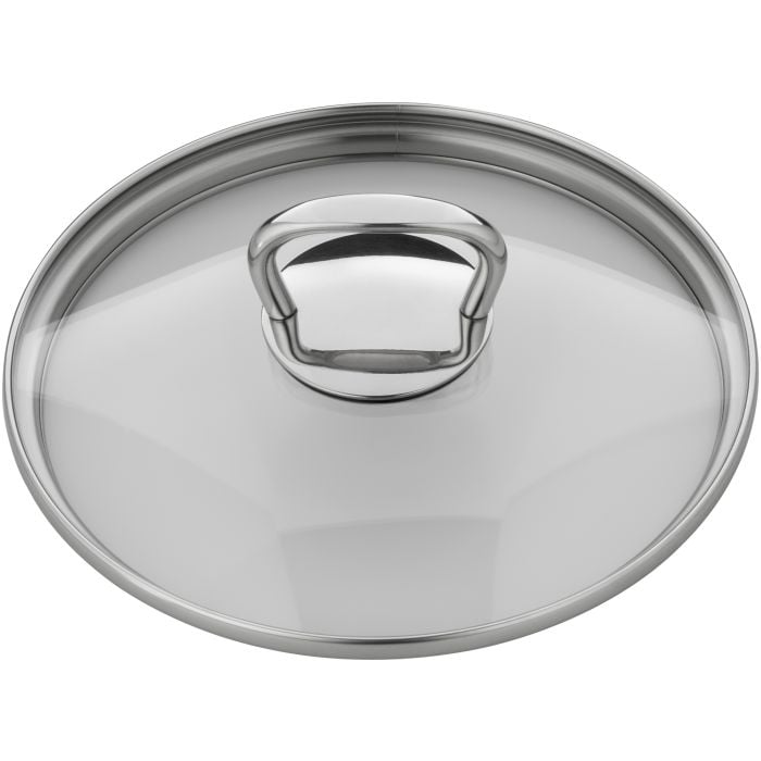 Ersatz-Glasdeckel mit eckigem Griff, 16 cm
