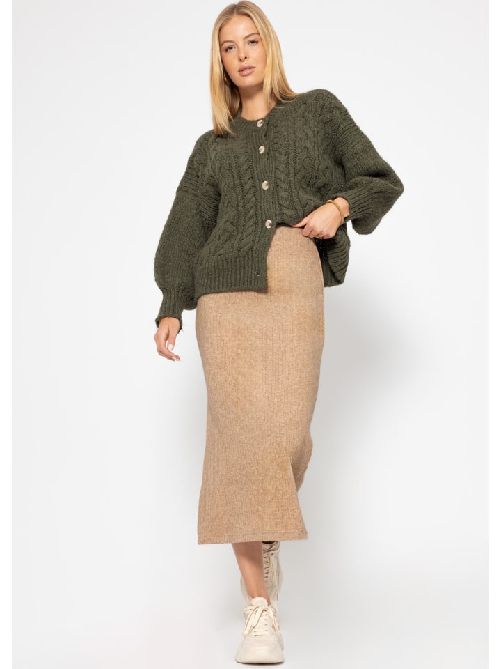 SASSYCLASSY Maxi Rock (Röcke) in Beige günstig kaufen