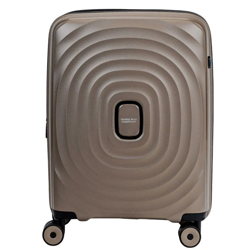 Swiss Bags Echo Handgepäckstrolley S (55 cm) Erweiterbar - Champagne