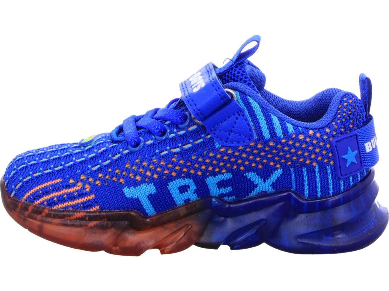 DIVERSE Jungen Sneaker blau T-Rex