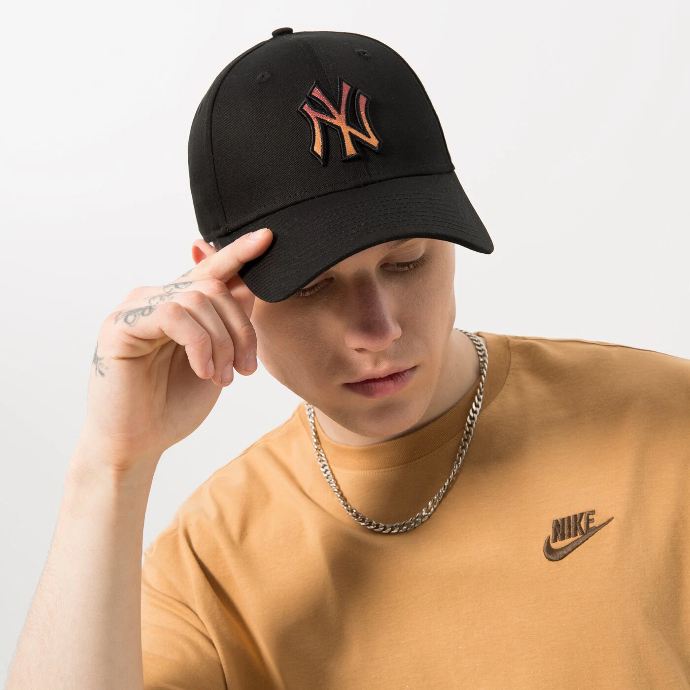 NEW ERA MÜTZE GRADIENT INFILL 940 NYY NEW YORK YANKEES Schwarz
