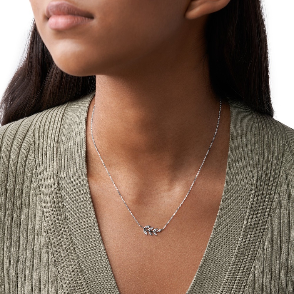 Fossil Chaînette 925 Argent collier