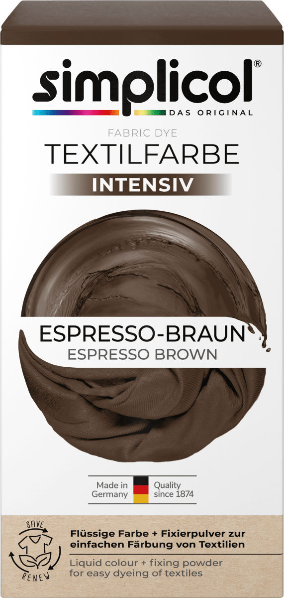 Textilfarbe intensiv Espresso- Braun, 1 St