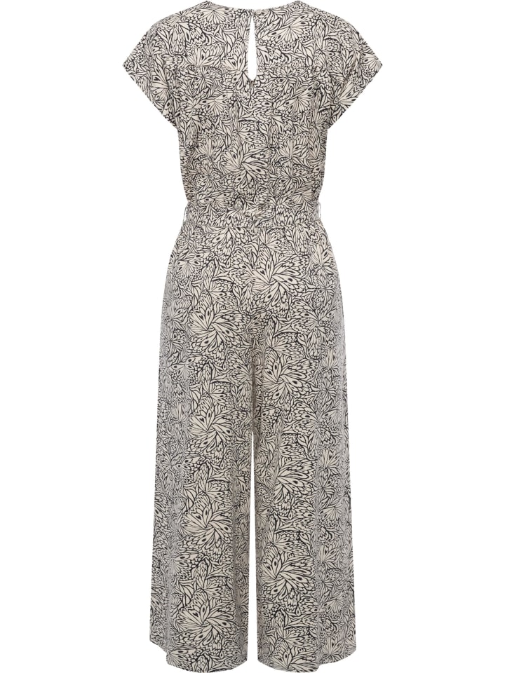 ragwear Jumpsuit Glina Print in Ecru günstig kaufen