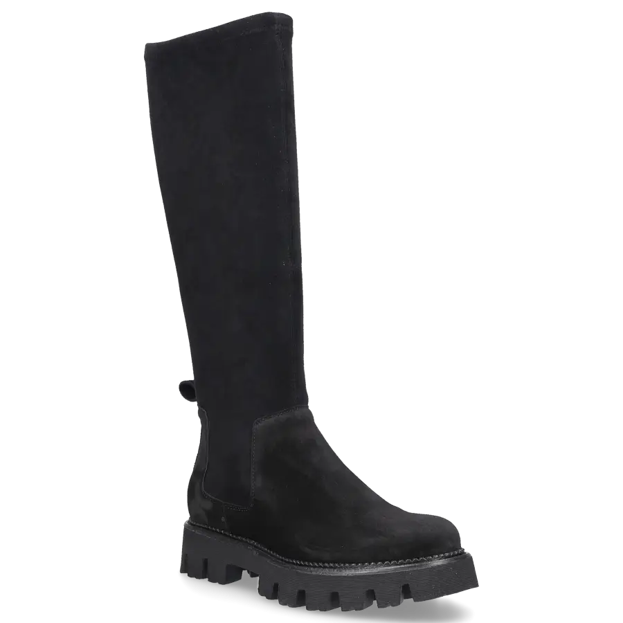 EN AVANT - Stiefel C096 Veloursleder - schwarz