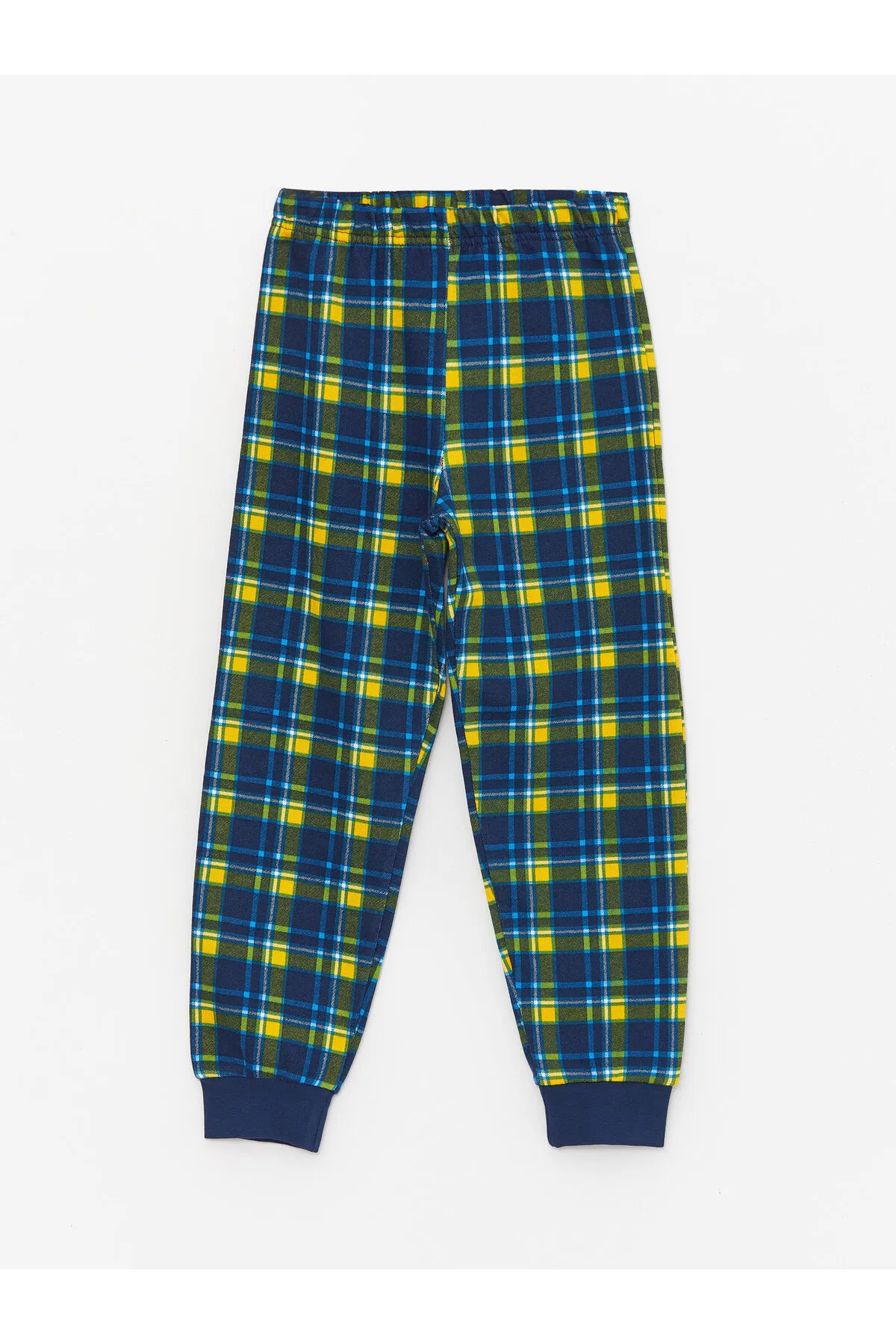 LC Waikiki  Jungen-Pyjama-Set mit Rundhalsausschnitt, kariert und langärmelig