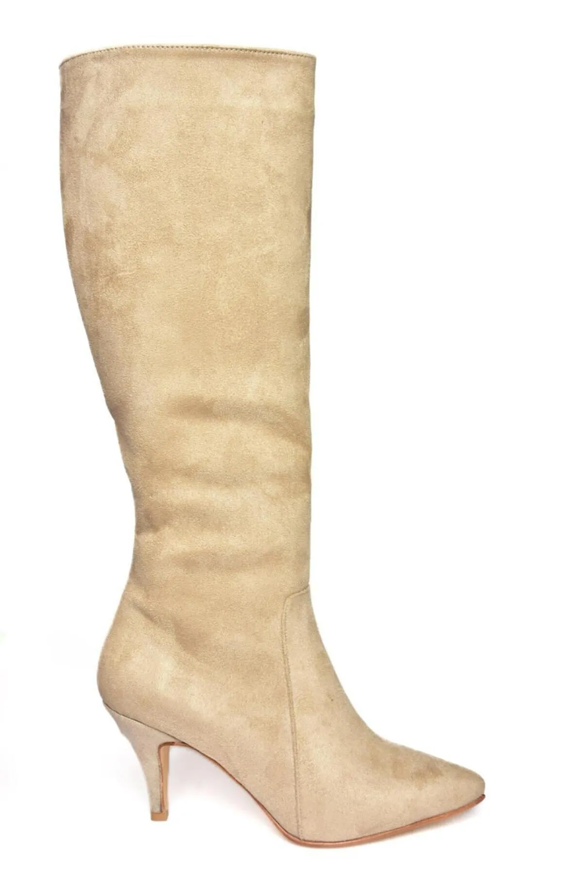Fox Shoes  R372453002 Haut-Wildleder-Damenstiefel mit dünnem Absatz