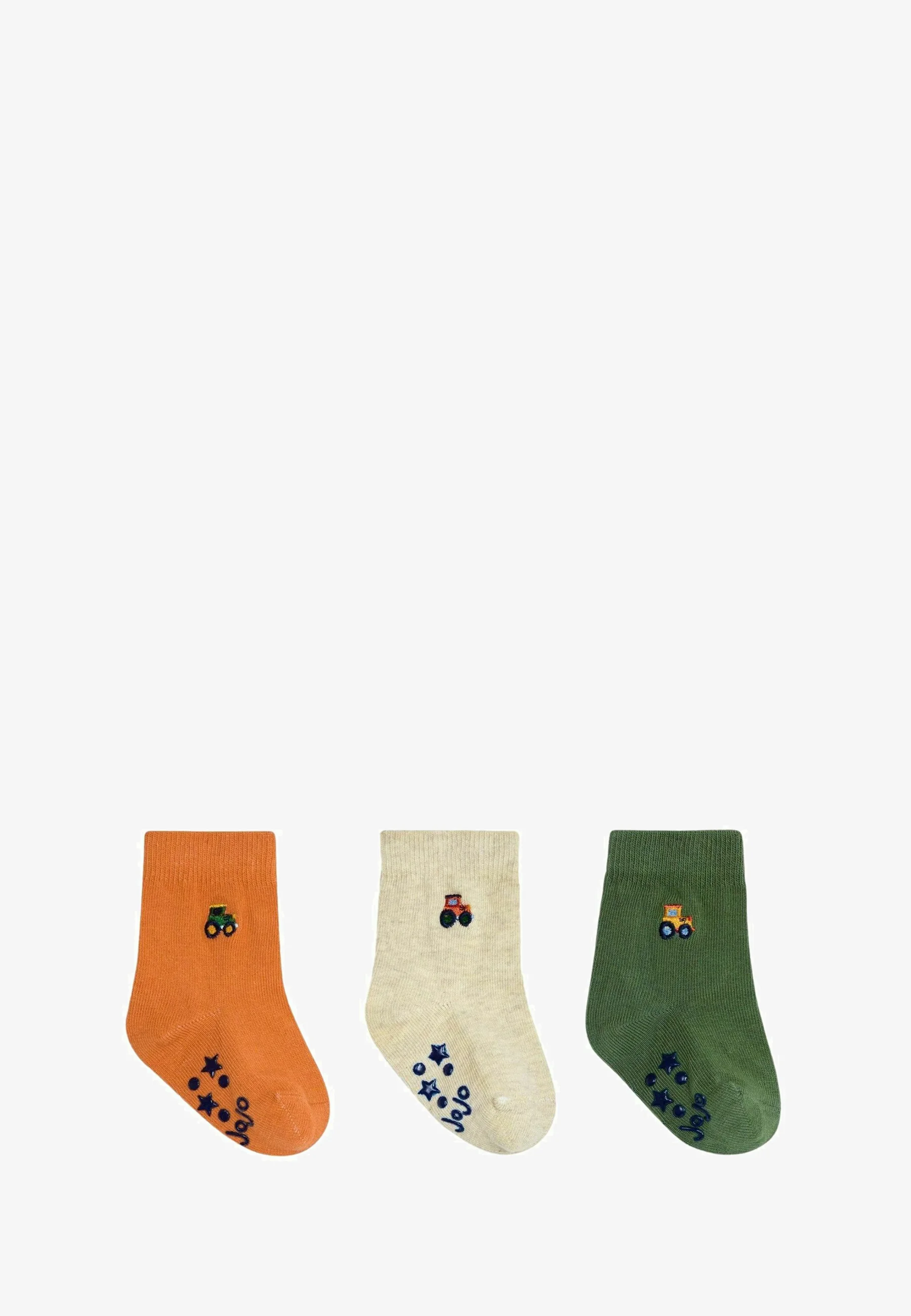 JoJo Maman Bébé 3-PACK EMBROIDERED - REGULAR FIT - Calcetines