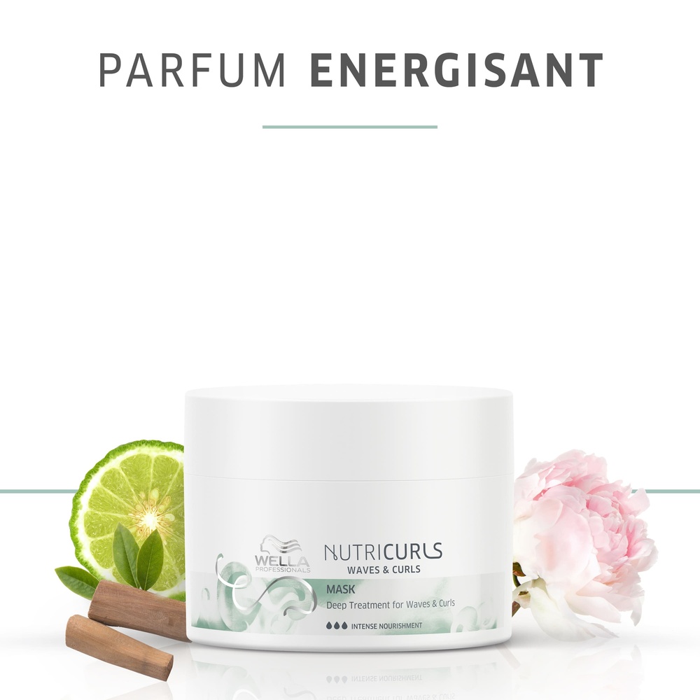 Wella NUTRICURLS Soin profond pour cheveux ondulés et bouclés Soin nourrissant intense pour boucles et cheveux ondulés