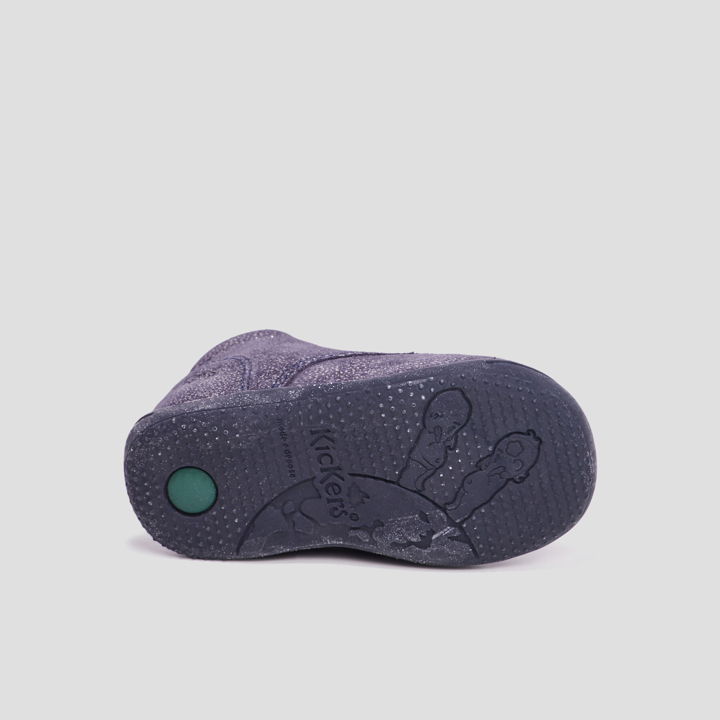 Bottillons en cuir Kickers Gulflow bleu marine bébé fille | La Halle