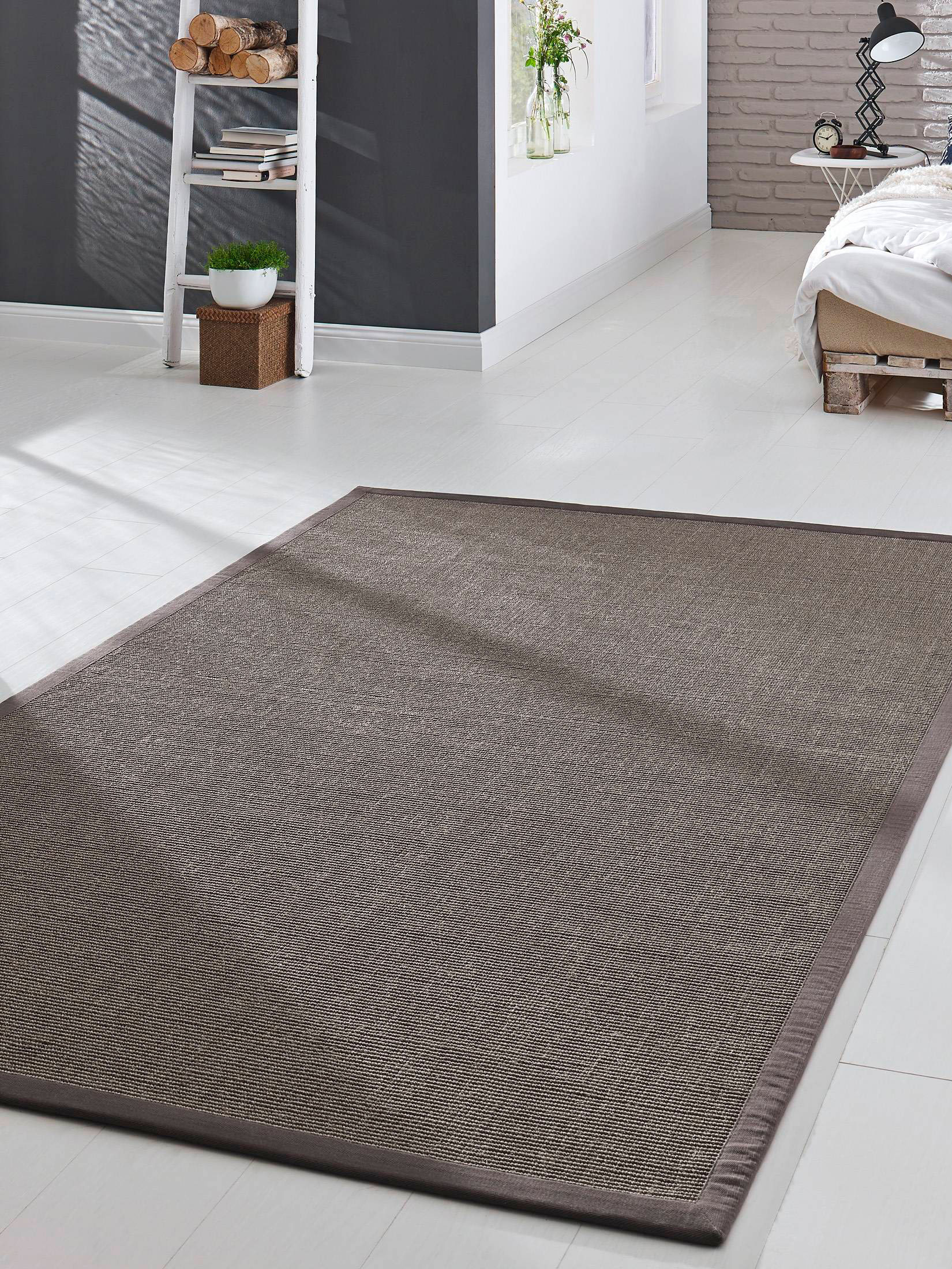 Aruba Colour Sisal-Teppich, Schiefer