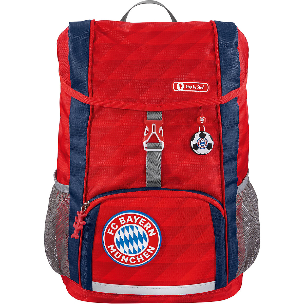 Kinderrucksack KID FC Bayern München® Mia San Mia, inkl. Sitzkissen & MAGIC MAGS