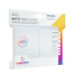 Gamegenic - Matte Prime Sleeves White (100)