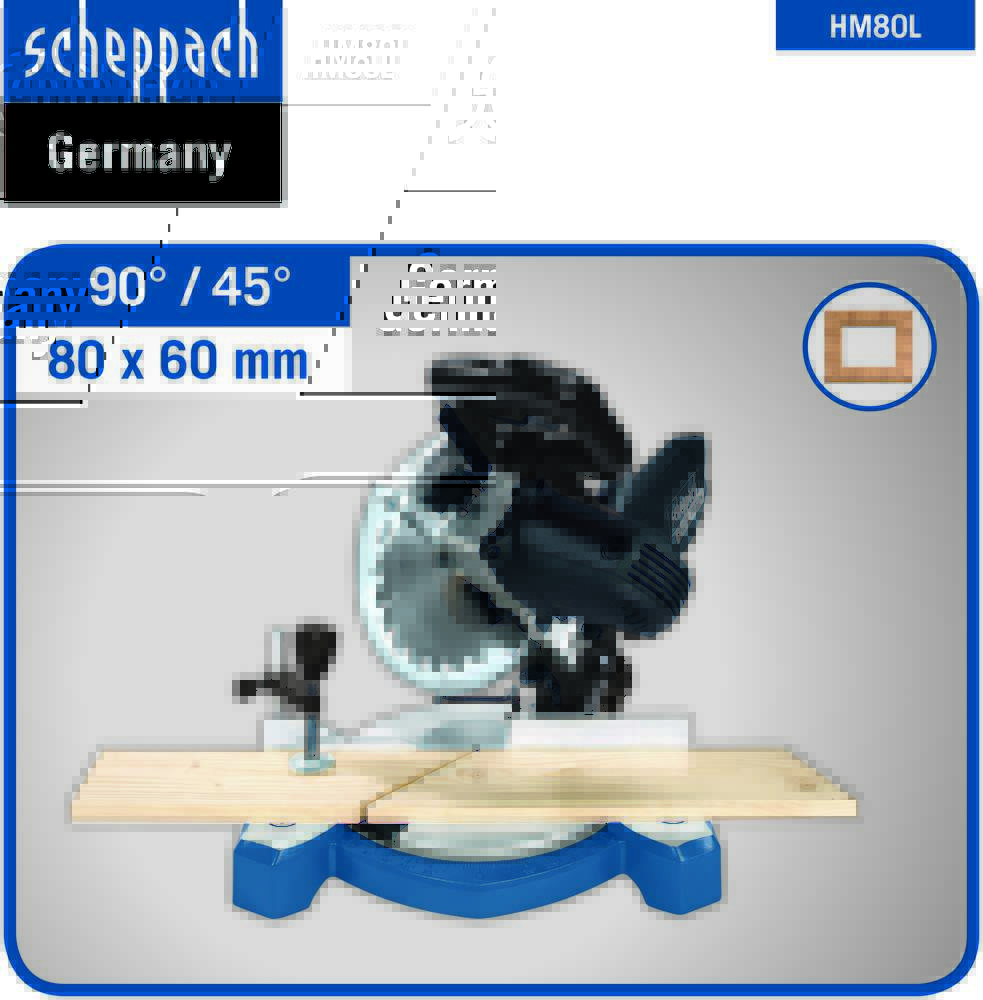 Scheppach Kapp- und Gehrungssäge HM210L