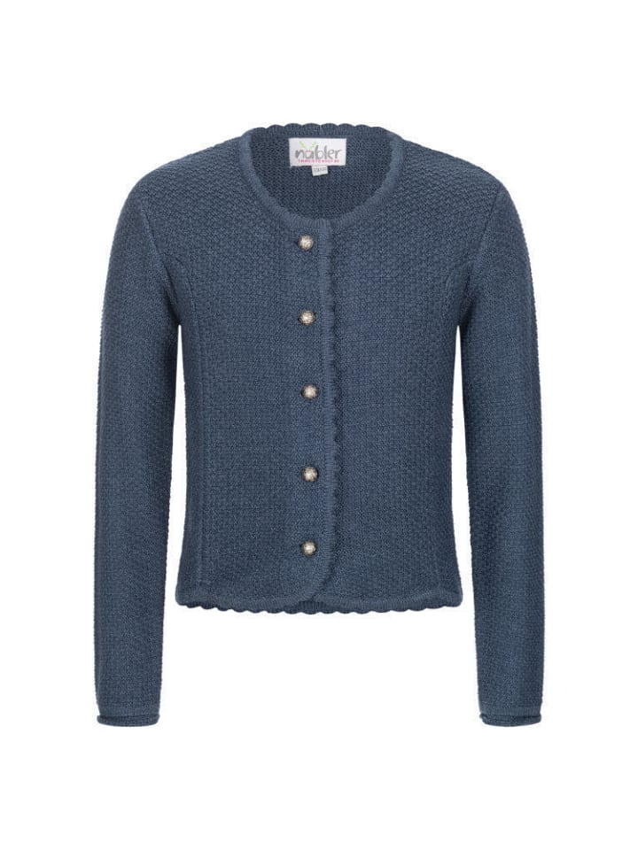 Nübler Kinderstrickjacke Yvonne in Blau günstig kaufen