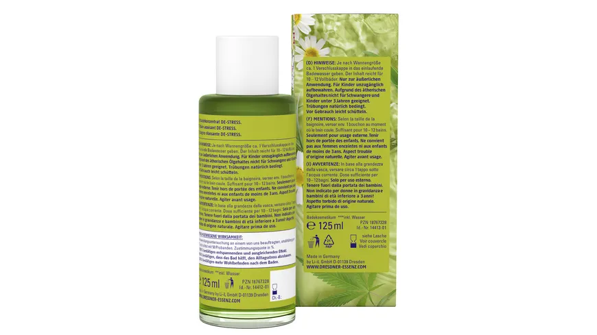 Dresdner Essenz Badekonzentrat De-Stress 125 ml