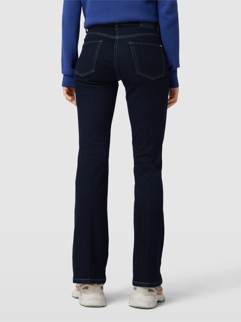 Flared Jeans mit 5-Pocket-Design Modell 'PARIS' in dunkelblau
