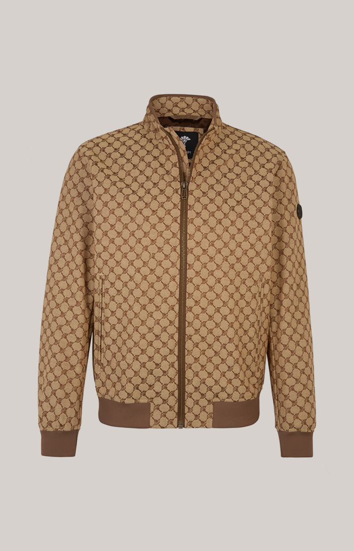 Cornflower-Jacke Escor in Beige/Braun gemustert