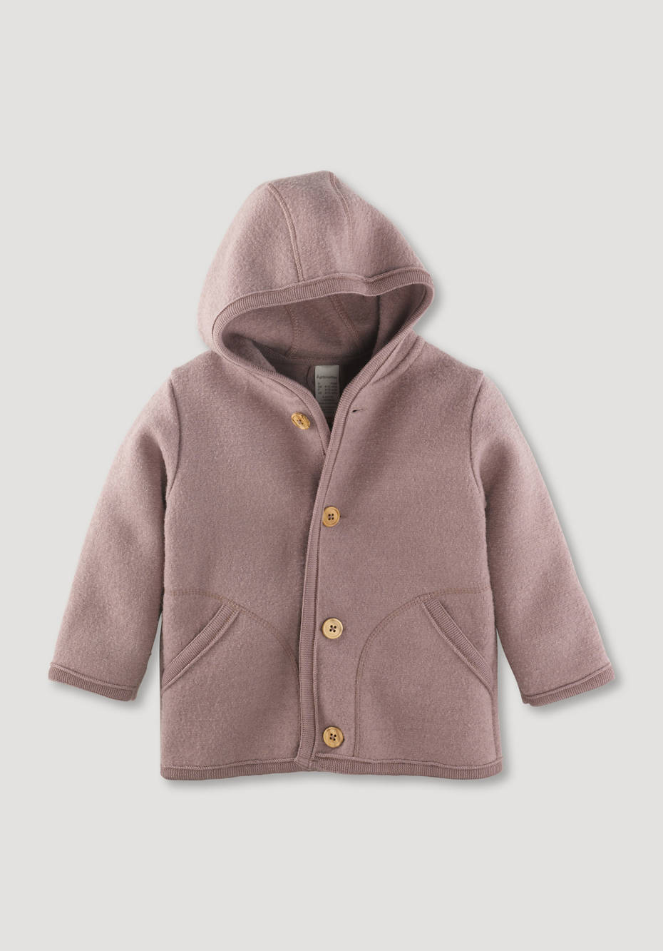 Walkjacke aus reiner Bio-Merinowolle
