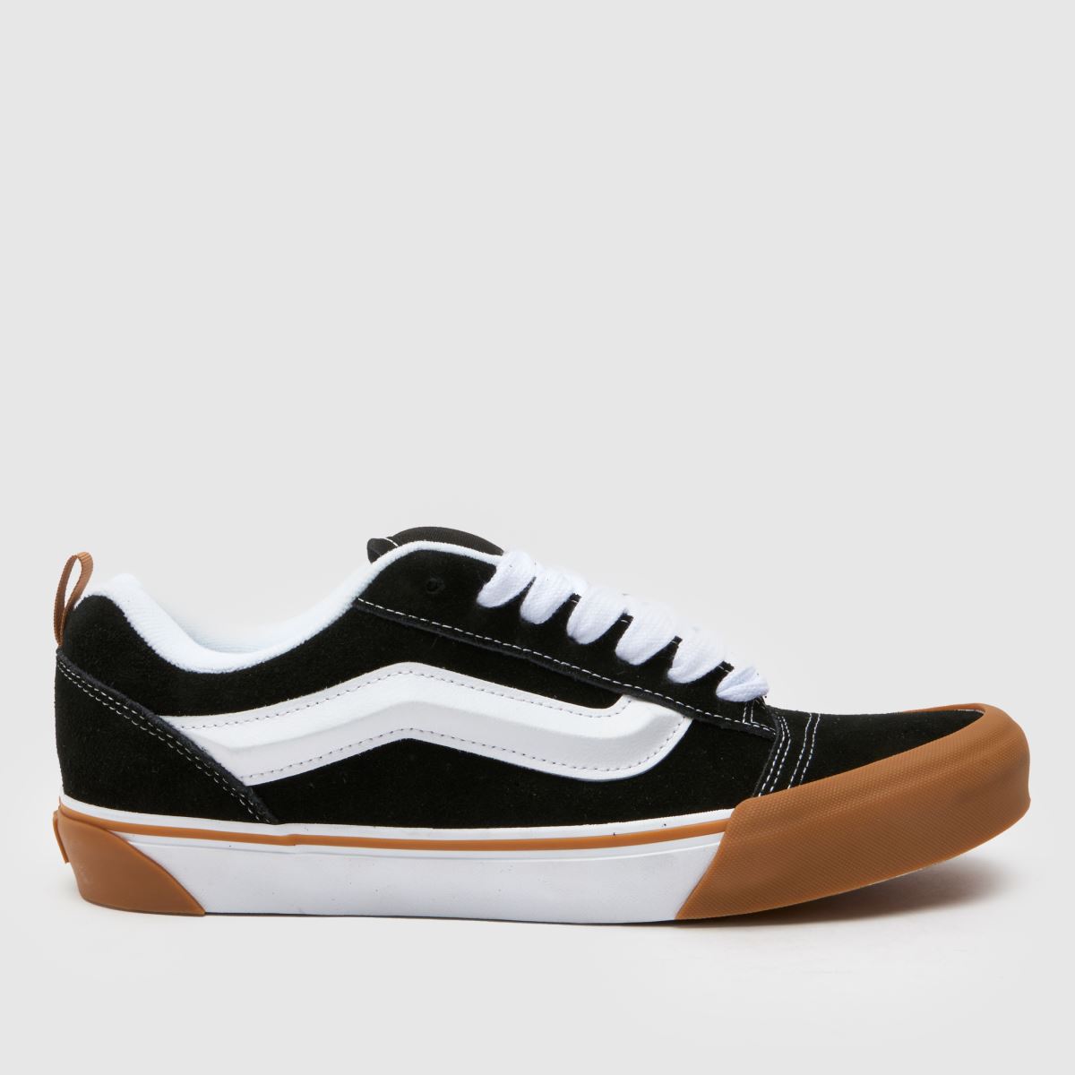 Vans knu skool sneakers i svart och vitt