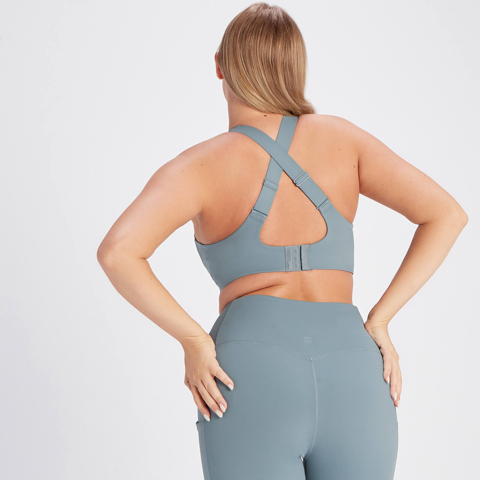 Brassière de sport MP Velocity Ultra pour femmes – Bleu galet