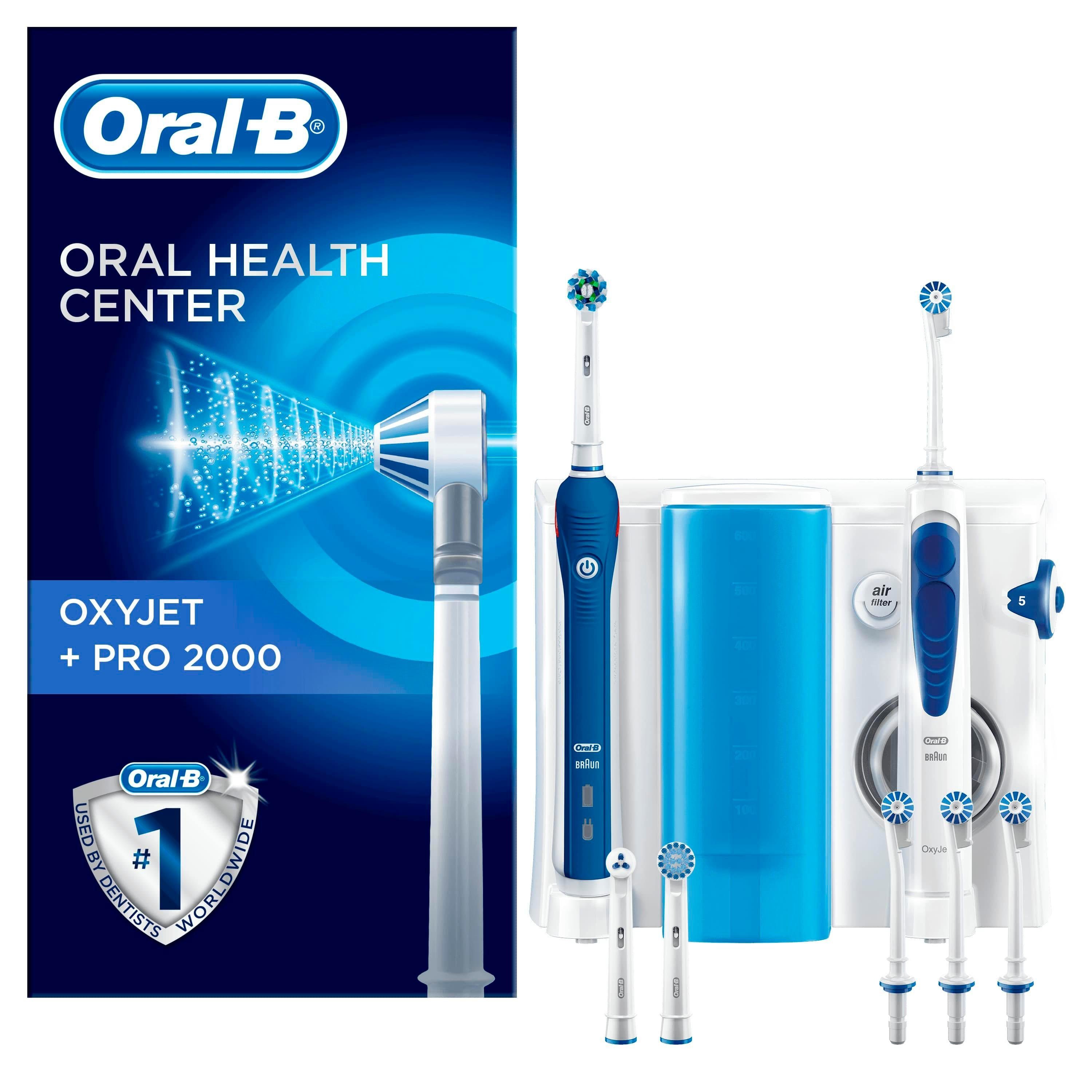 Oral-B Mundpflegecenter OxyJet + PRO 2000, Set