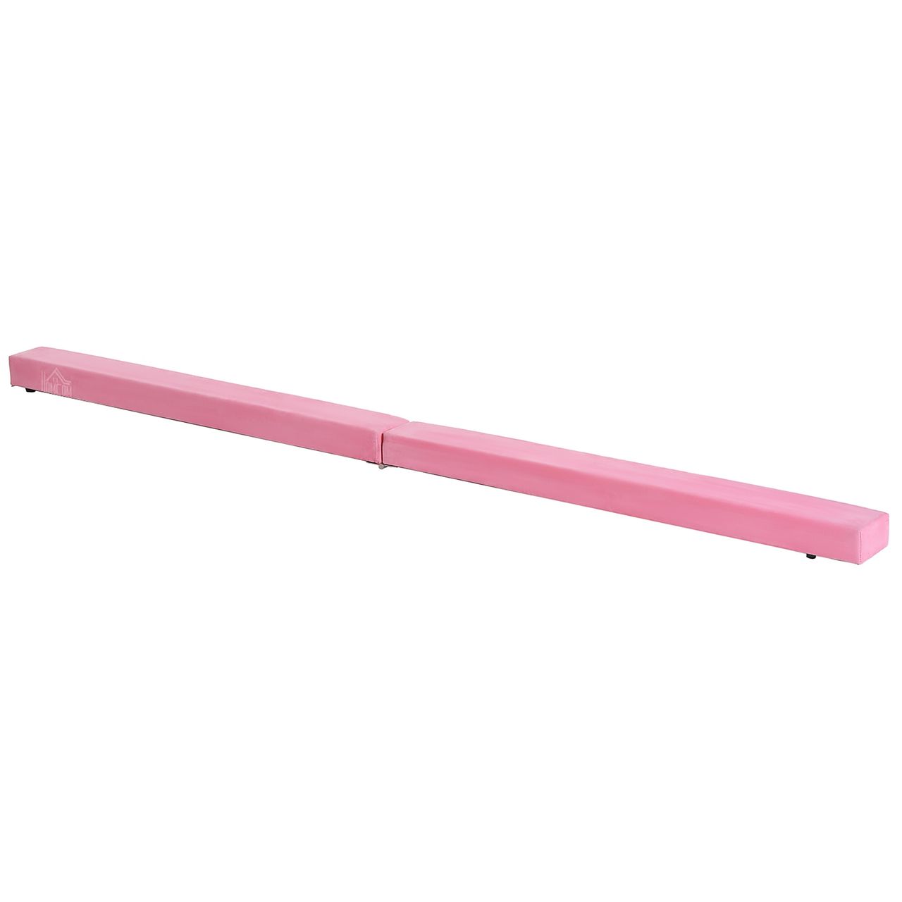HOMCOM 210 cm Schwebebalken Turnbalken Indoor Outdoor Balance Beam Klappbarer Turnbalken Balance Balken Balancierbalken bis 120 kg Rosa