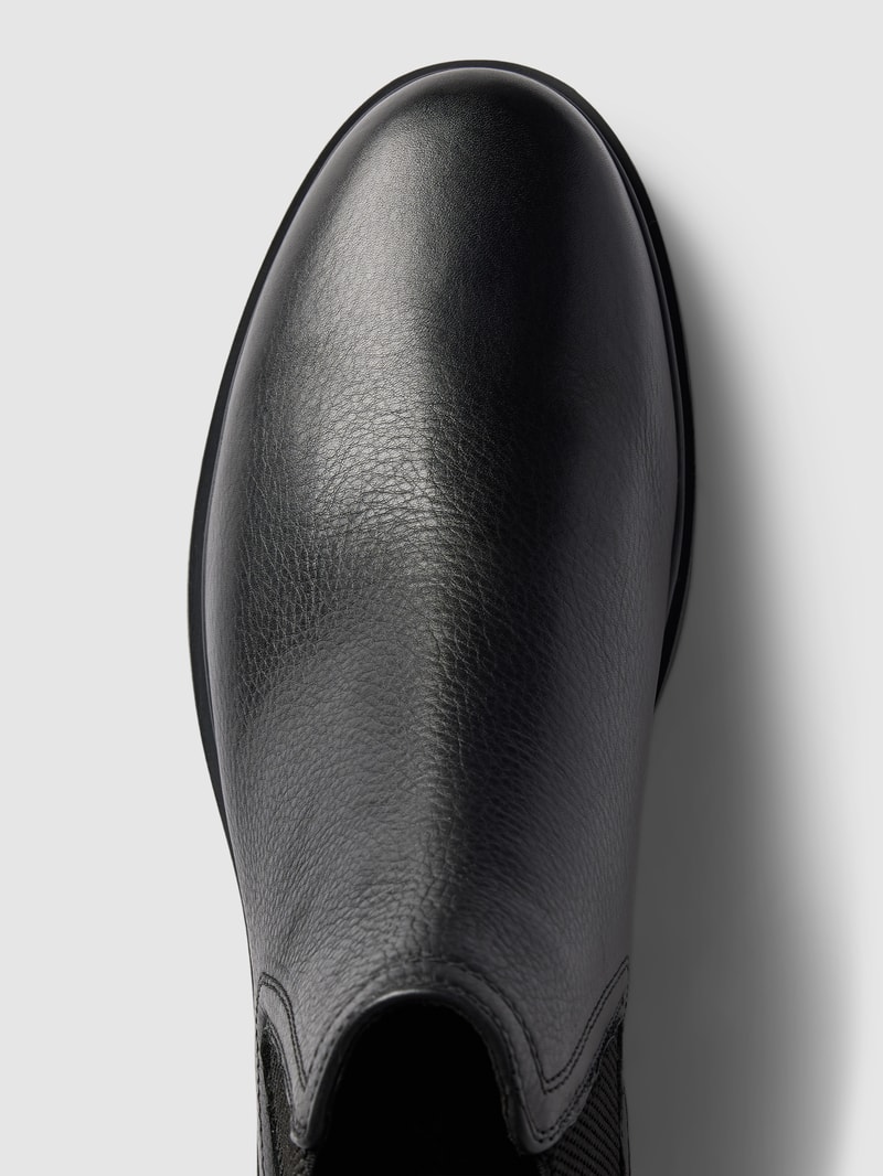 Chelsea Boots mit Strukturmuster Modell 'SPHERICA' in schwarz