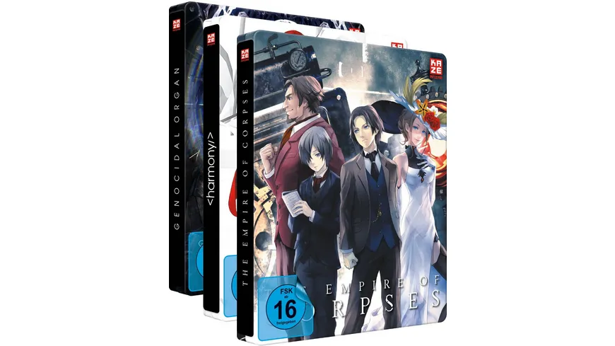 Project Itoh - Gesamtausgabe - Steelbook Bundle - Vol. 1-3  (+ 3 DVDs) [3 BRs]