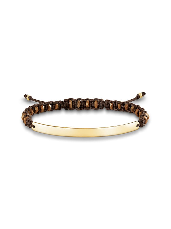 Thomas Sabo Armband in Dunkelbraun - (L)21 cm günstig kaufen onesize