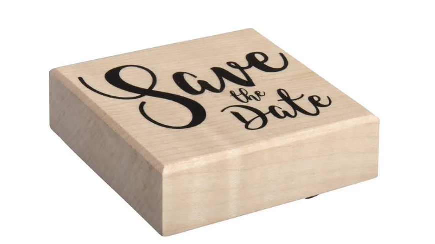 rayher Stempel Save the Date 6x7cm
