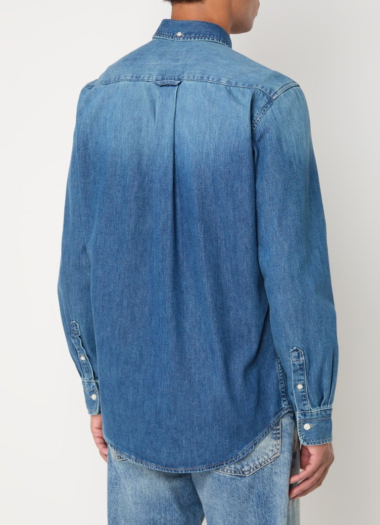 Camicia in denim Gant con taschino sul petto
